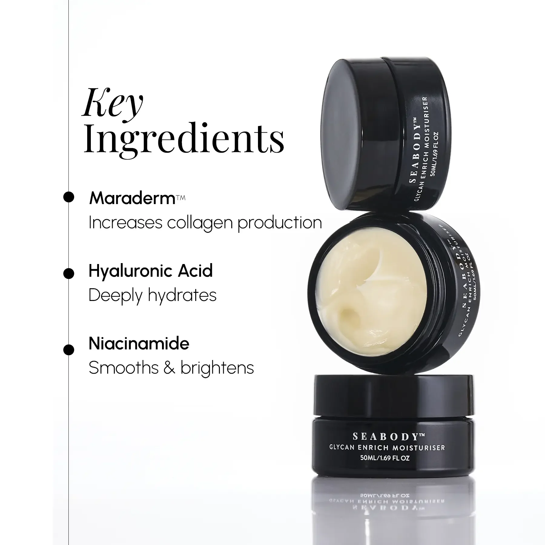 Seabody Glycan Enrich Moisturiser Key Ingredients Seabody Glycan Enrich Moisturiser Key Ingredients