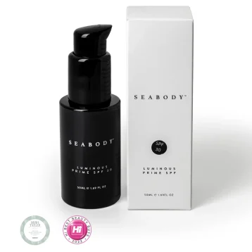 Seabody Luminous Prime Spf 30 box and awards