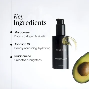 Seabody Hydrogel Mask Cleanser Key Ingredients