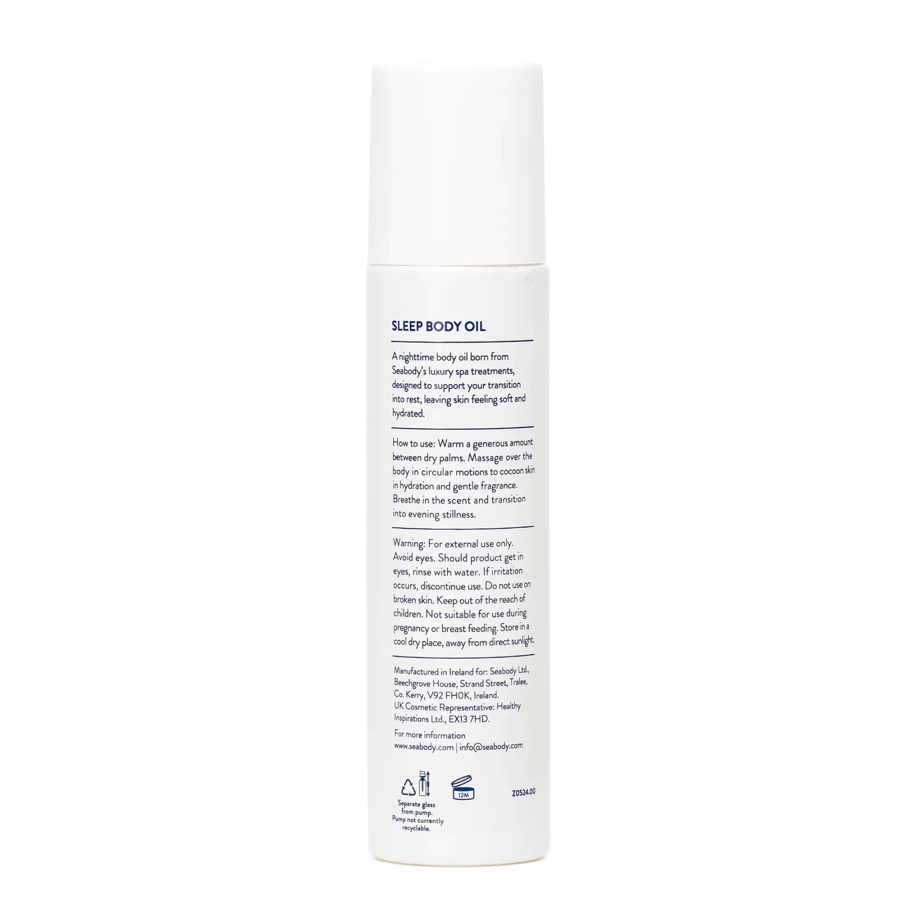 Seabody - Sleep Body Oil - 02 Seabody - Sleep Body Oil - 02