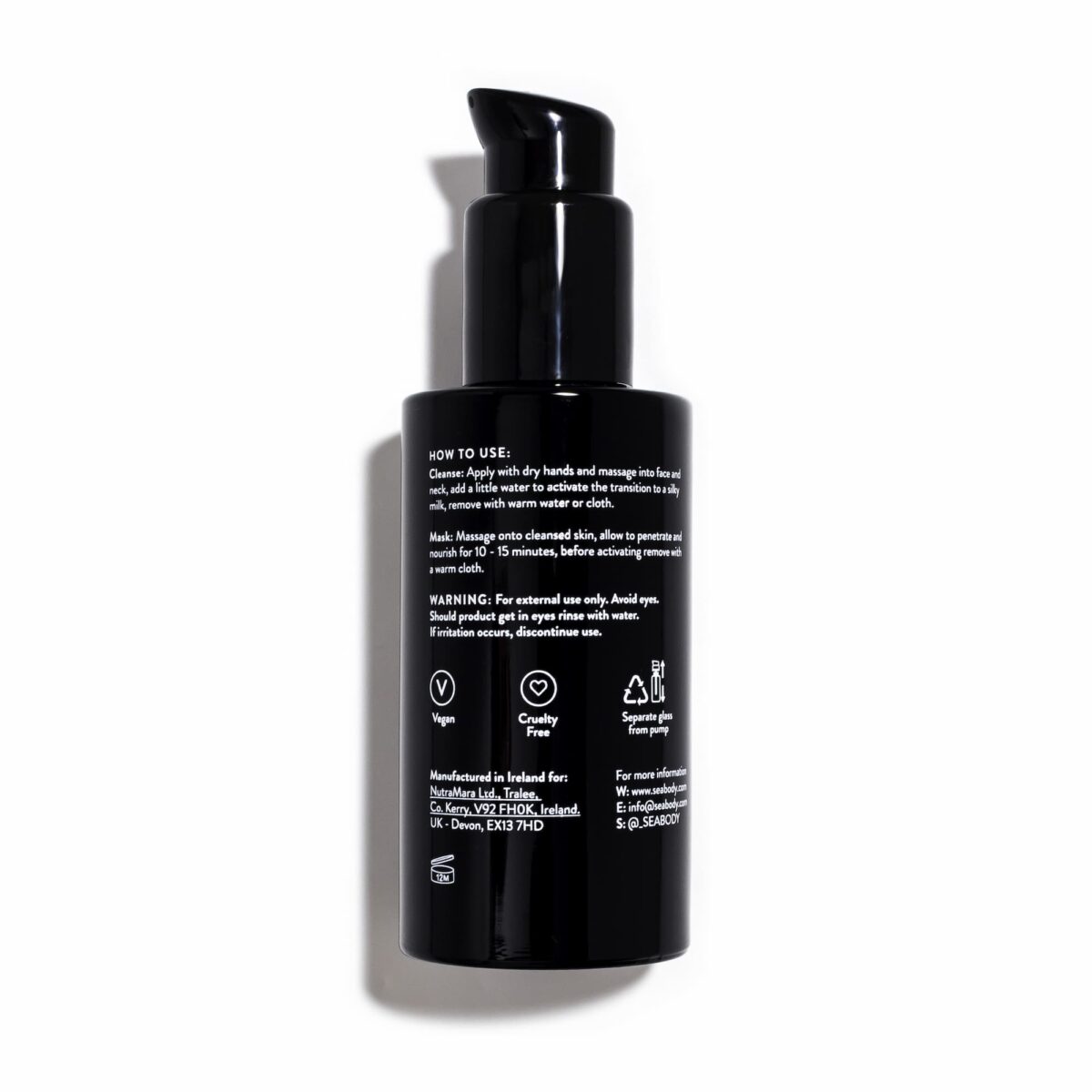 Irish seaweed face cleanser